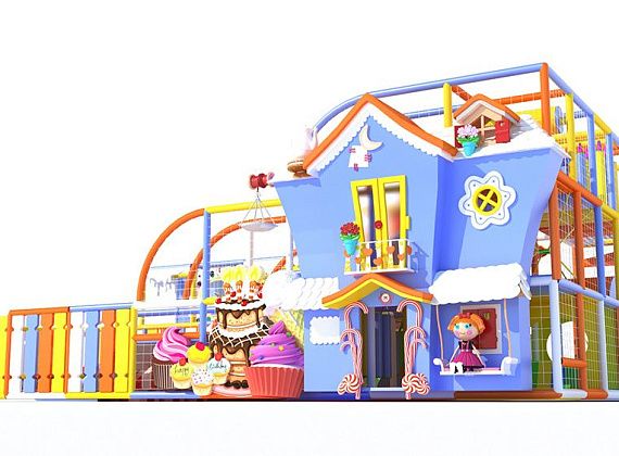 Детский игровой лабиринт Пряничный домик Фото 2