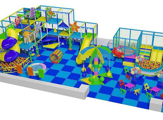 Детский игровой лабиринт Голубая Лагуна Фото 6