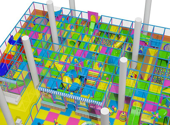 Детский игровой лабиринт Игрушечный дом Фото 5