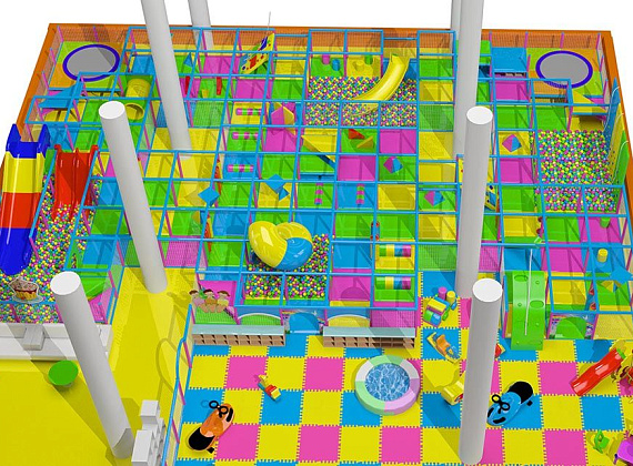 Детский игровой лабиринт Игрушечный дом Фото 4