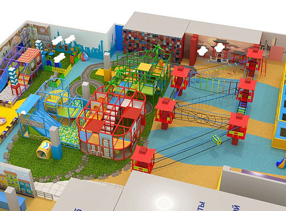 Детский парк развлечений МЕГА Мегаспорт