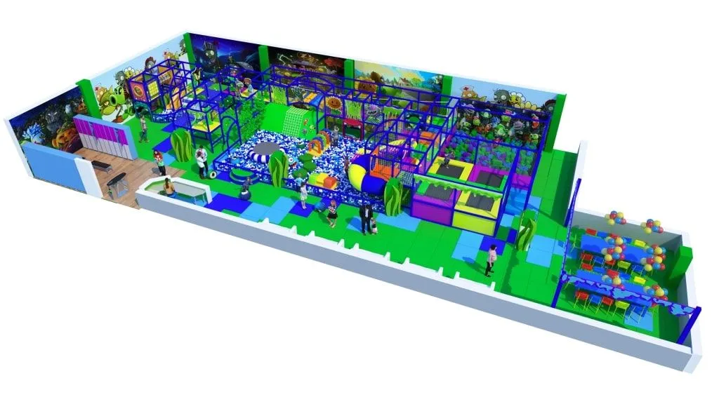 Детский развлекательный центр Зомби и растения